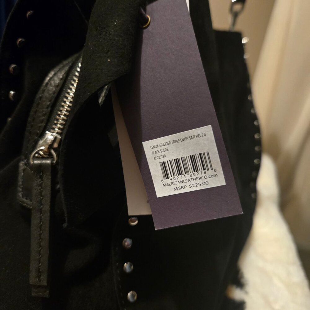 American leather co suede shoulder bag - Picture 5 of 5